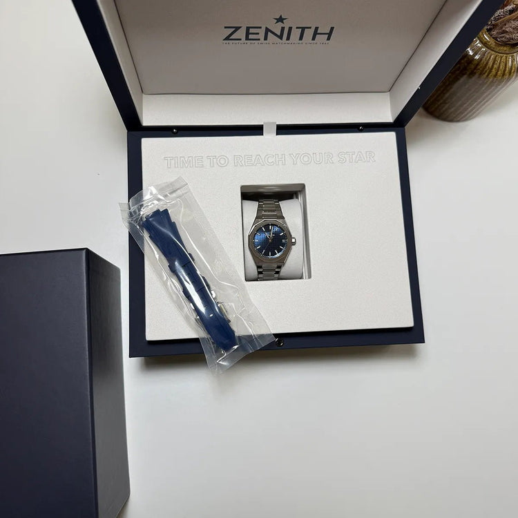 Zenith Defy Skyline Automatic 36 Mm Blue - Duci Watches