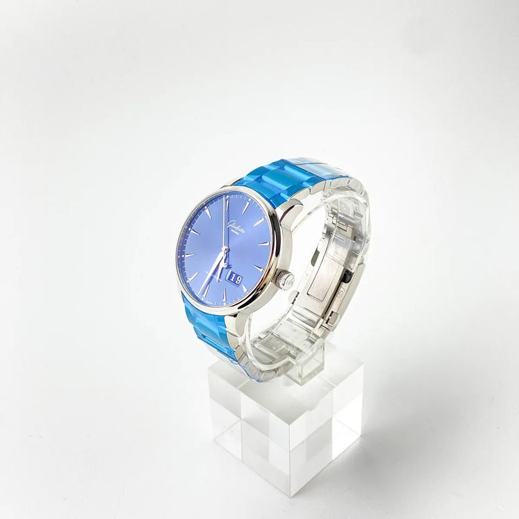 Senator Excellence Panorama Blue Dial 42mm - Duci Watches