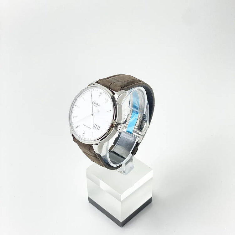 Senator Excellence Panorama Date White Dial 42mm - Duci Watches