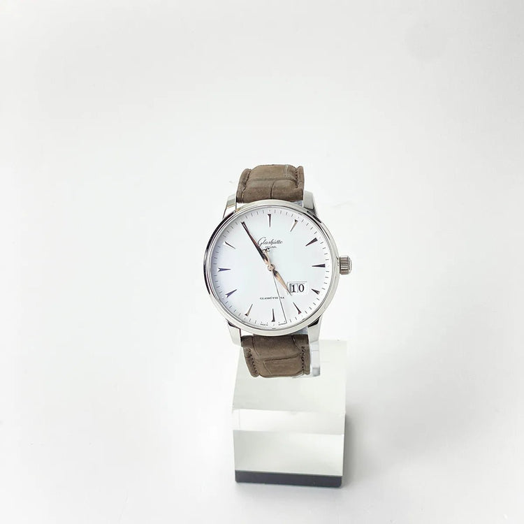 Senator Excellence Panorama Date White Dial 42mm - Duci Watches