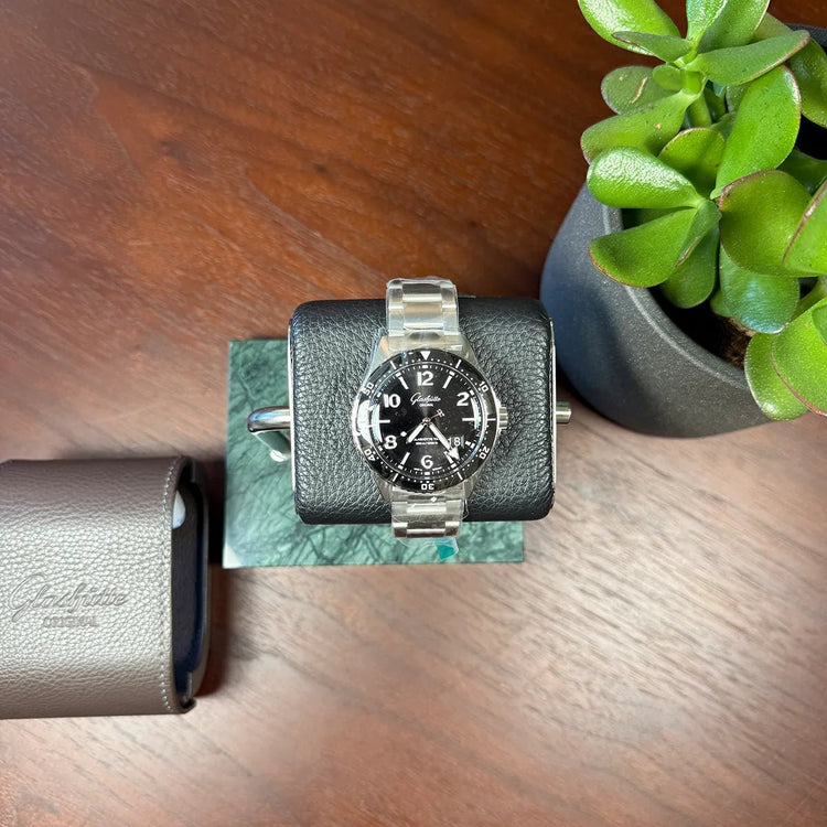 Glashütte Original SeaQ Panorama Date Panorama Date Black Dial 43mm - Duci Watches