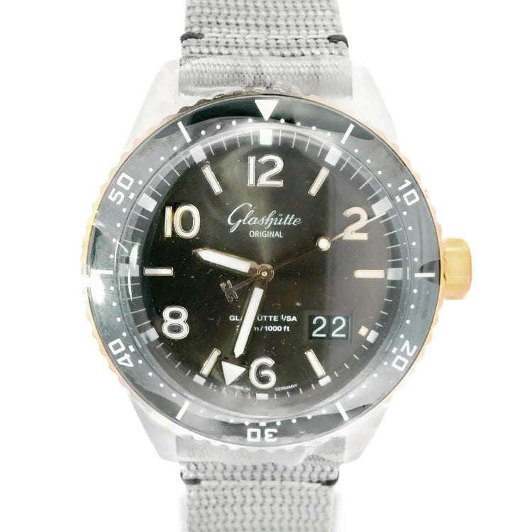 Glashütte Original SeaQ Panoramadatum Panorama Date 43mm Bicolor - Duci Watches