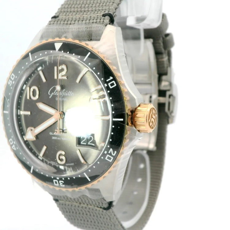 Glashütte Original SeaQ Panoramadatum Panorama Date 43mm Bicolor - Duci Watches