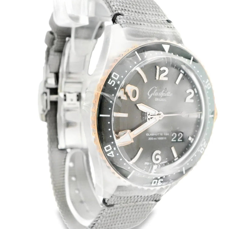 Glashütte Original SeaQ Panoramadatum Panorama Date 43mm Bicolor - Duci Watches