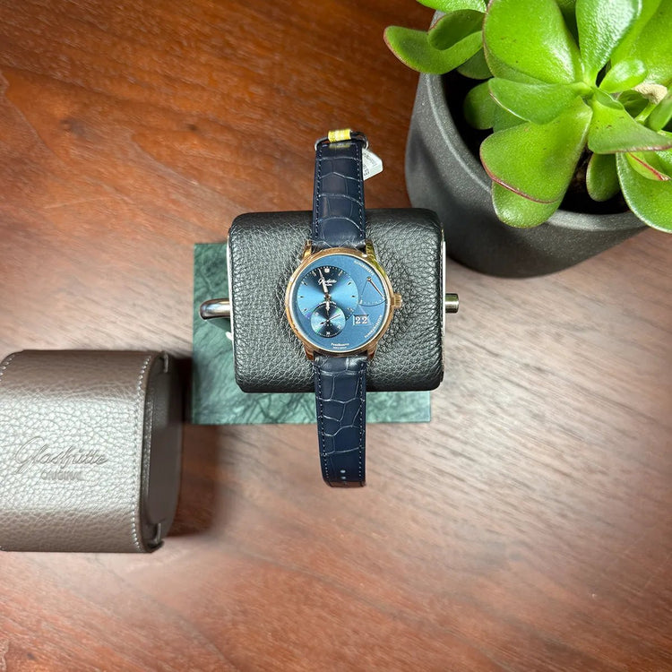 Glashütte Original PanoReserve Blue Dial 40mm - Duci Watches