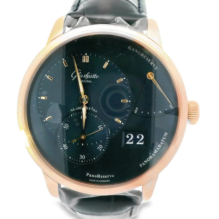 Glashütte Original PanoReserve Blue Dial 40mm - Duci Watches