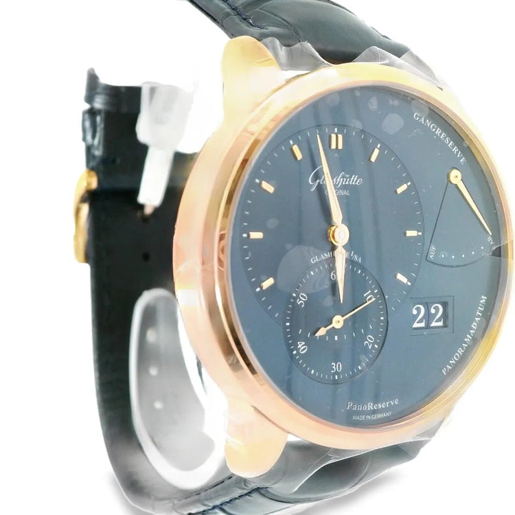 Glashütte Original PanoReserve Blue Dial 40mm - Duci Watches