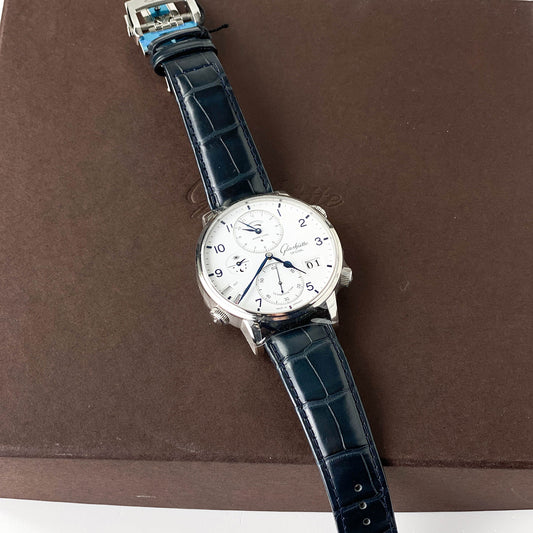 Glashütte Original Senator Cosmopolite White Dial 44mm