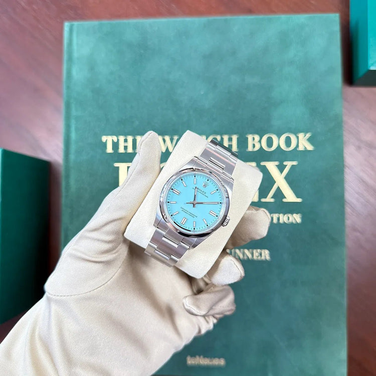 Rolex Oyster Perpetual 36 Tiffany Full Set - Duci Watches