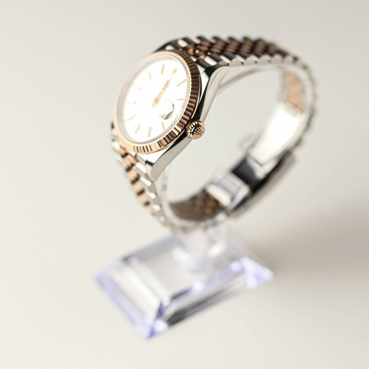 Datejust rose gold fluted pattern 36 - Duci Watches