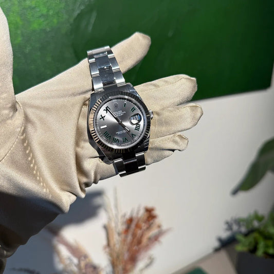 Rolex Datejust 41 Wimbledon Oyster Bracelet Full Set - Duci Watches