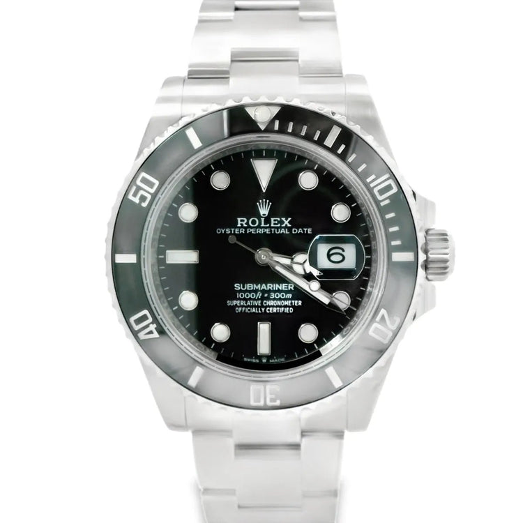 Rolex Submariner Date Black 41mm Full Set NEW - Duci Watches