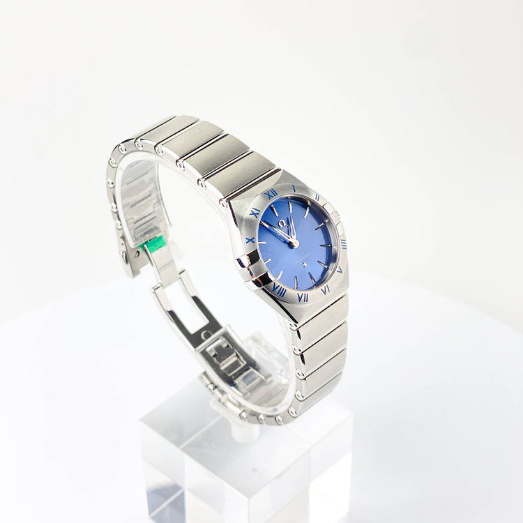 Omega Constellation Quartz Blue Dial 28mm