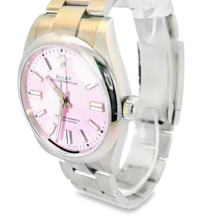 Rolex Oyster Perpetual LC 100 Candy Pink - Duci Watches