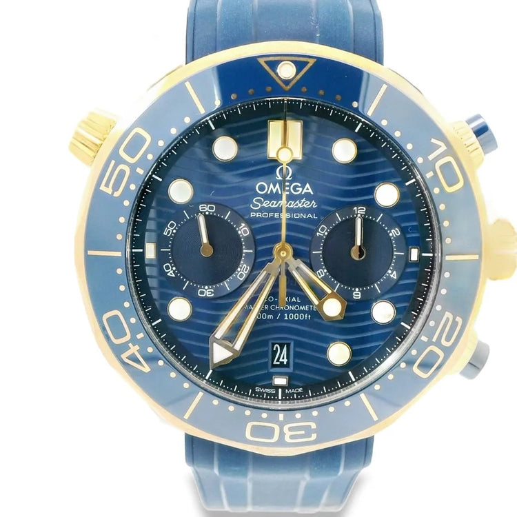 Omega Seamaster Diver 300 M Master Chronometer Blue Dial 44mm - Duci Watches