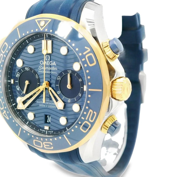 Omega Seamaster Diver 300 M Master Chronometer Blue Dial 44mm - Duci Watches