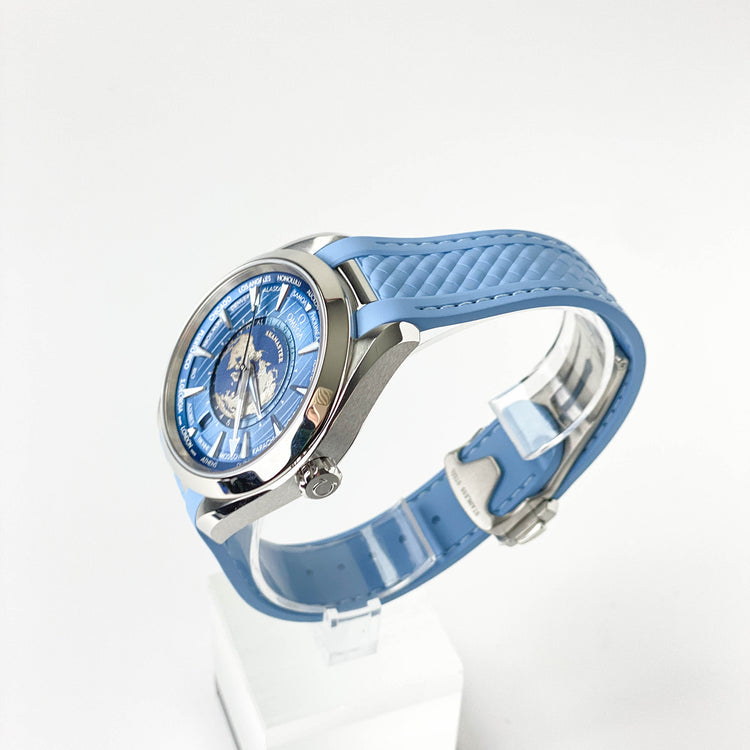 Omega Seamaster Aqua Terra 150m GMT Summer Blue 75th