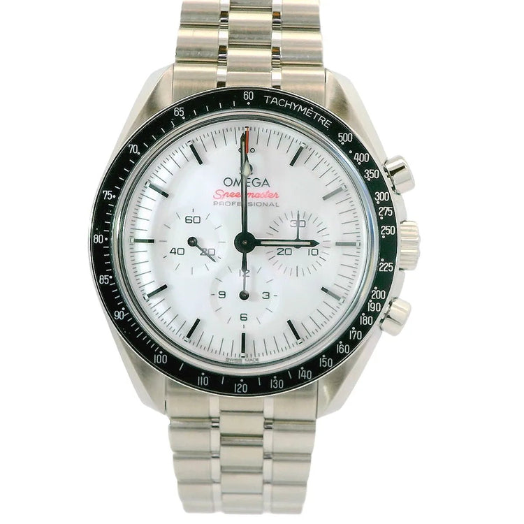 Omega Speedmaster Professional Moonwatch 42mm White Dial - Duci Watches