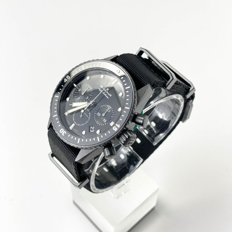 Blancpain Fifty Fathoms Bathyscaphe Flyback 43mm Keramik Nato