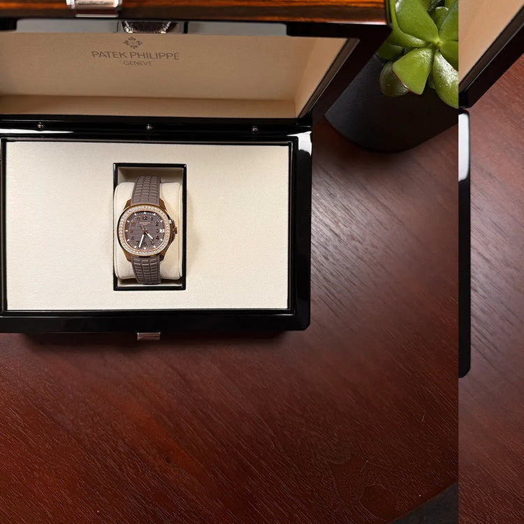 Patek Philippe Aquanaut Rosegold Diamonds - Duci Watches