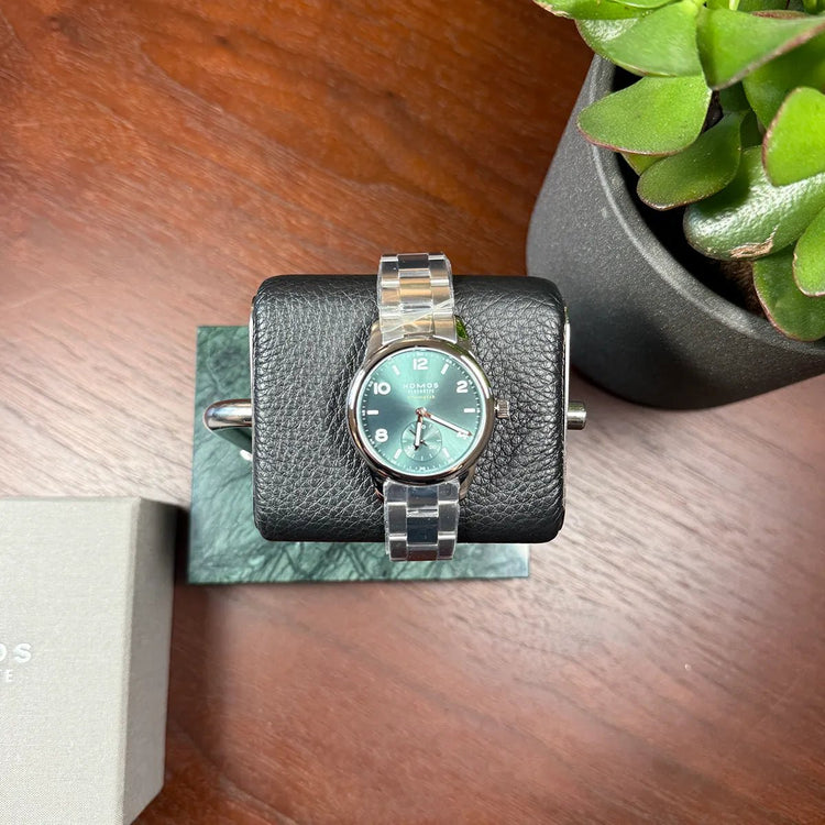 NOMOS Club Neomatik Petrol Saphire Caseback - Duci Watches
