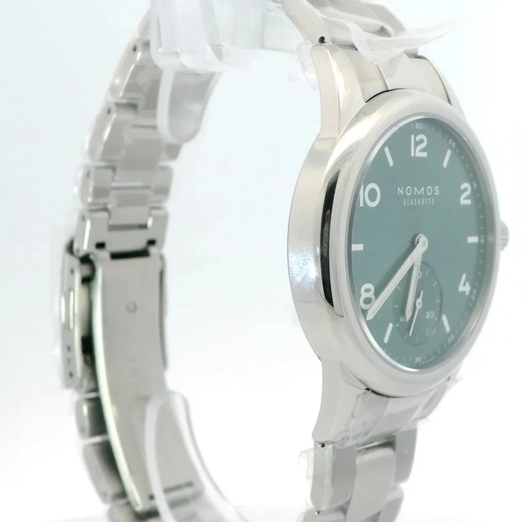 NOMOS Club Neomatik Petrol Saphire Caseback - Duci Watches