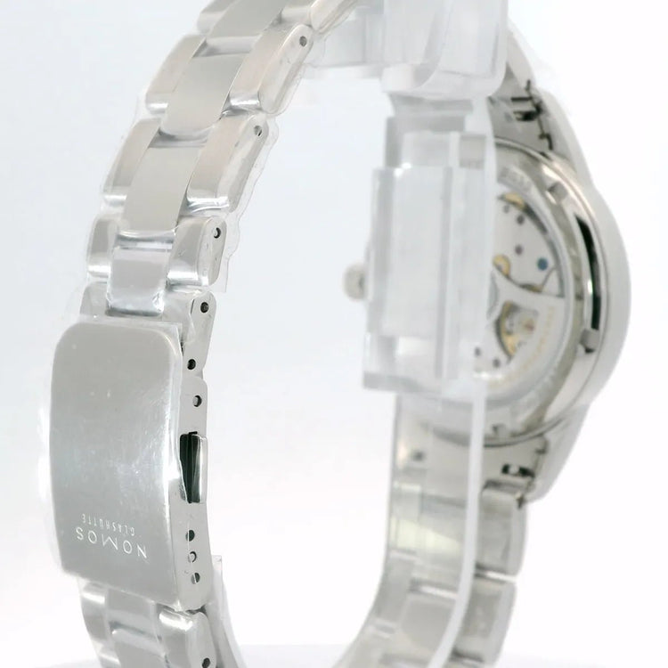 NOMOS Club Neomatik Petrol Saphire Caseback - Duci Watches