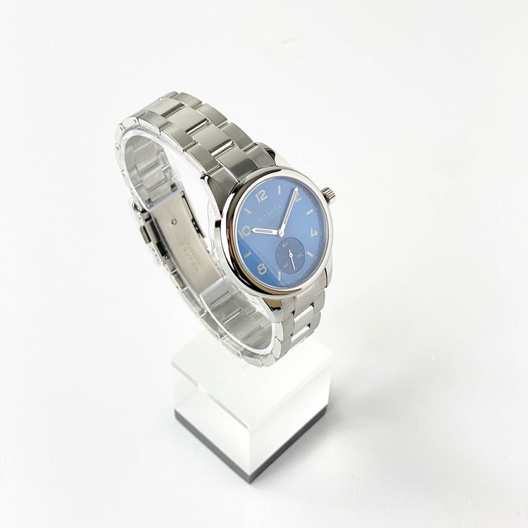Nomos Club Automatic Blue Dial Stainless Men's Watch