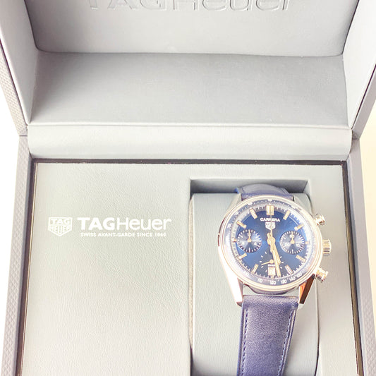 Tag Heuer Carrera Chronograph Automatic 39 Mm Blau