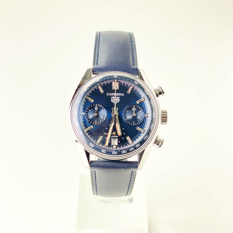 Tag Heuer Carrera Chronograph Automatic 39 Mm Blau