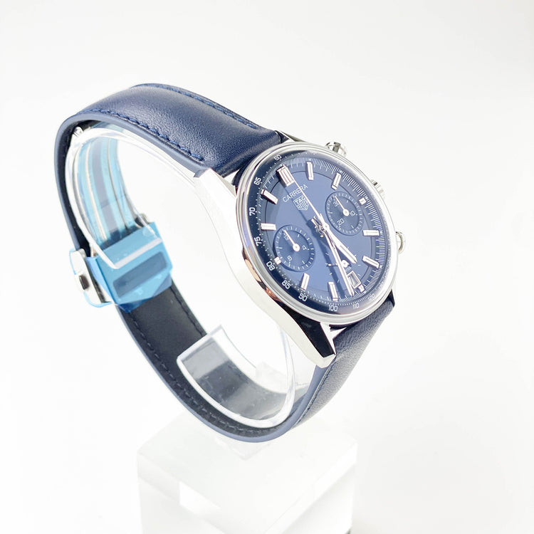 Tag Heuer Carrera Chronograph Automatic 39 Mm Blau
