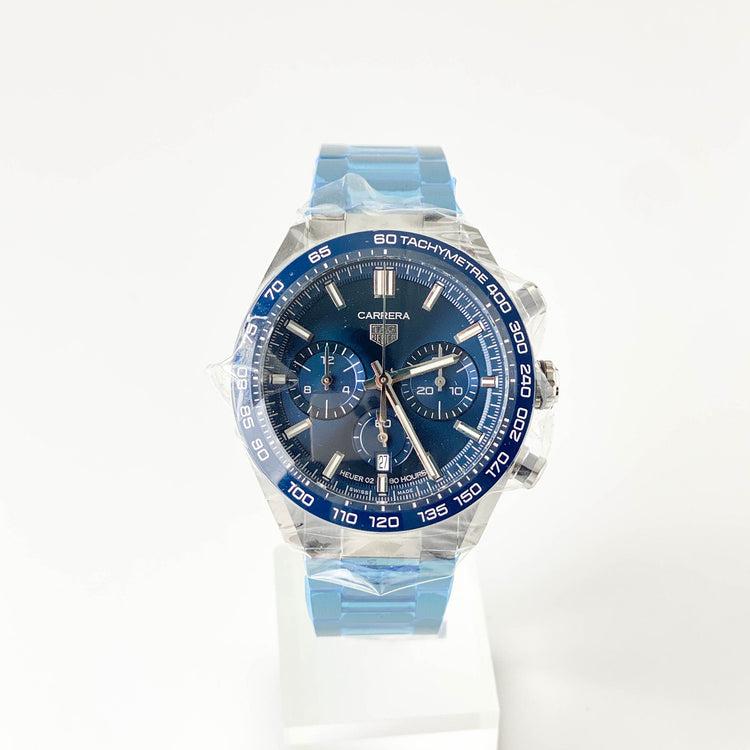 Tag Heuer Carrera Chronograph Blau 44mm