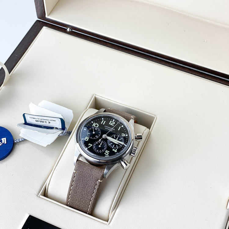 Longines Avigation Schwarz 41mm