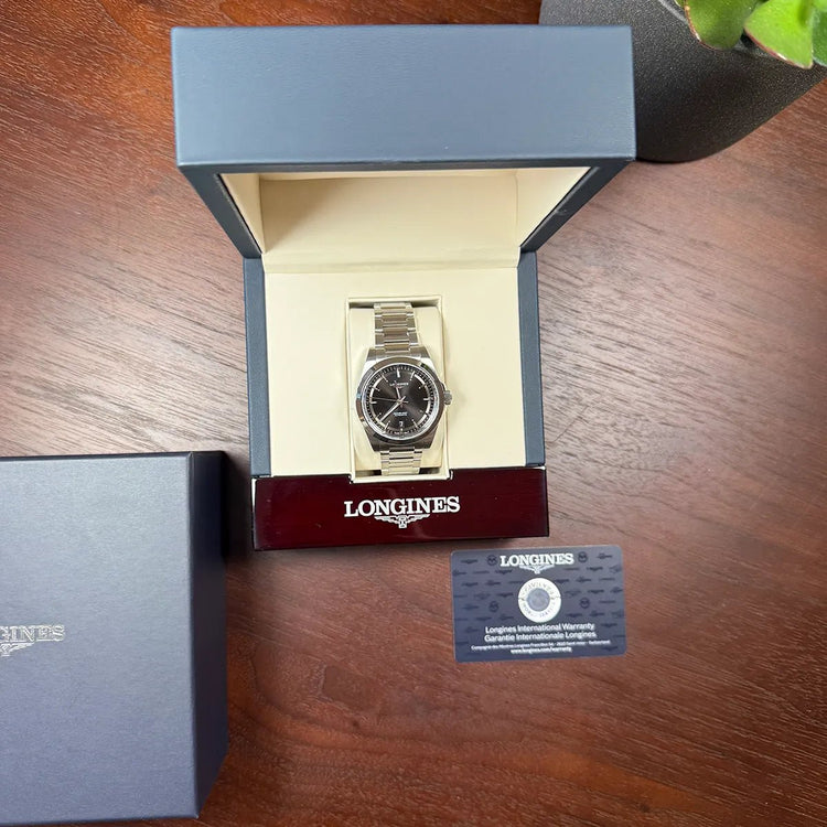 Longines Conquest Automatic 38 Mm Black Dial - Duci Watches