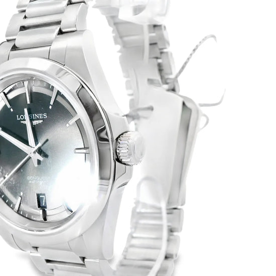Longines Conquest Automatic 38 Mm Black Dial - Duci Watches