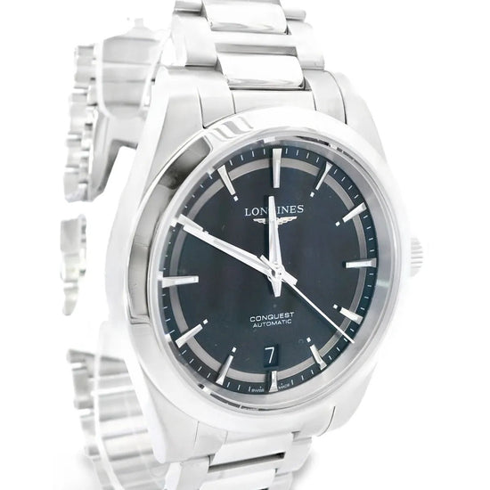 Longines Conquest Automatic 38 Mm Black Dial - Duci Watches