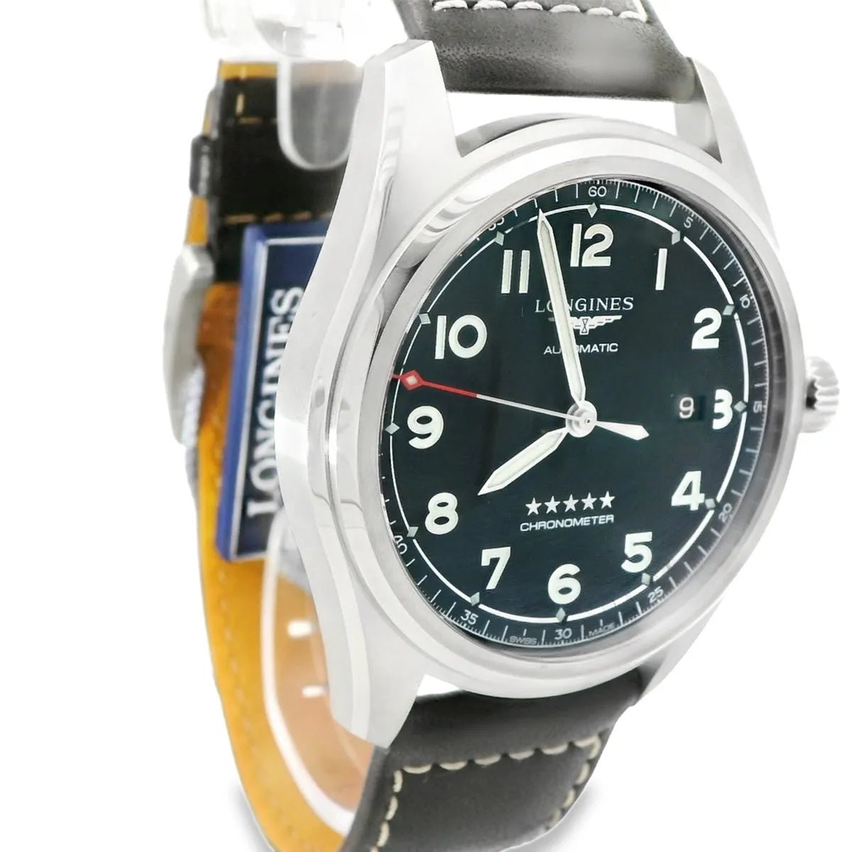 Longines Spirit Automatic Black Dial 42mm - Duci Watches