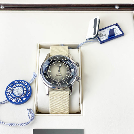 Longines The Longines Legend Diver Watch Beige 42mm