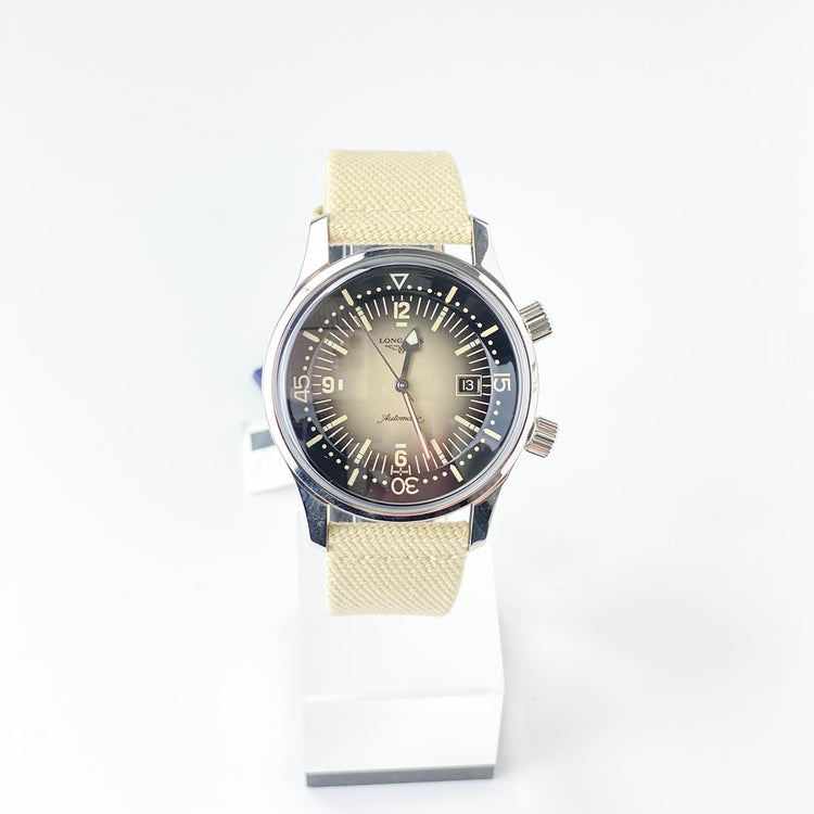 Longines The Longines Legend Diver Watch Beige 42mm