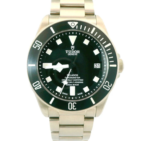 Tudor Pelagos Black Dial 42mm Titan - Duci Watches
