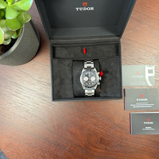 Tudor Black Bay Chrono Dial Reverse Panda - Duci Watches