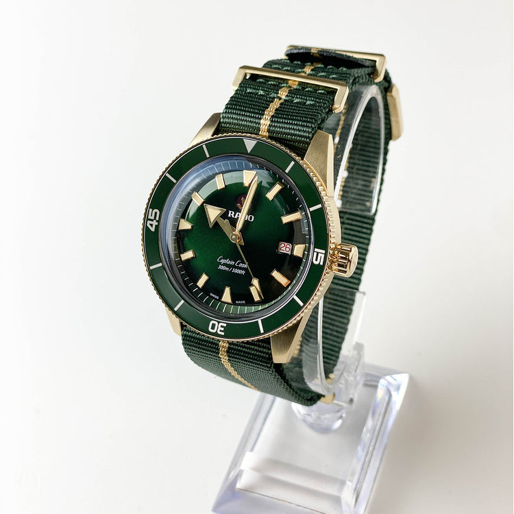 Rado Captain Cook Automatic Grün Bronze 42