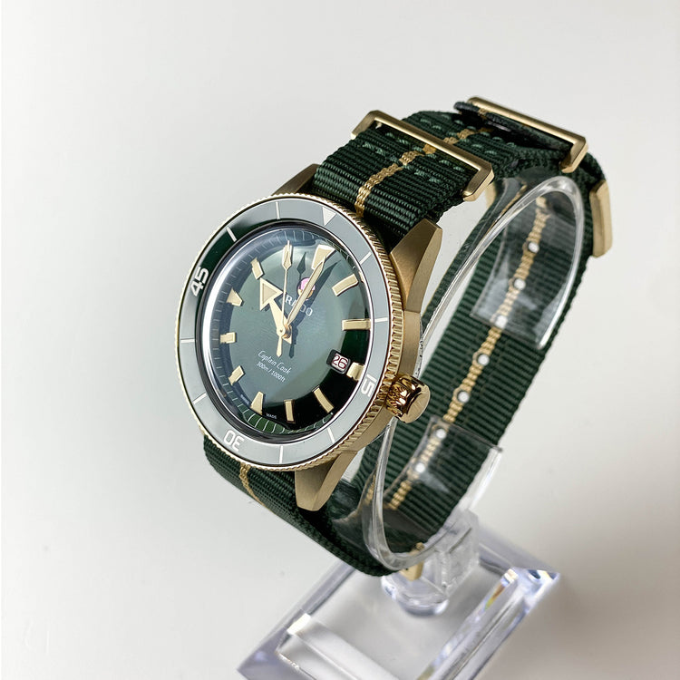 Rado Captain Cook Automatic Grün Bronze 42