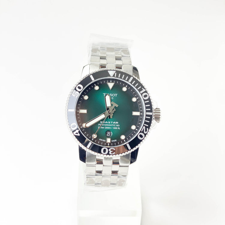 Tissot Seastar 1000 Powermatic 80 Grün