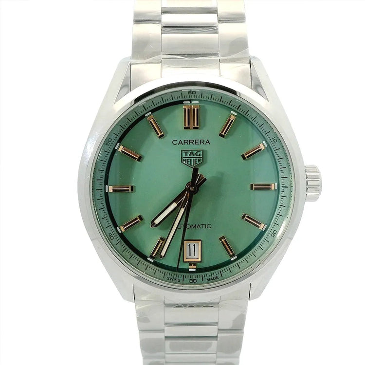 Tag Heuer Carrera Lady Date 36mm Green Dial - Duci Watches
