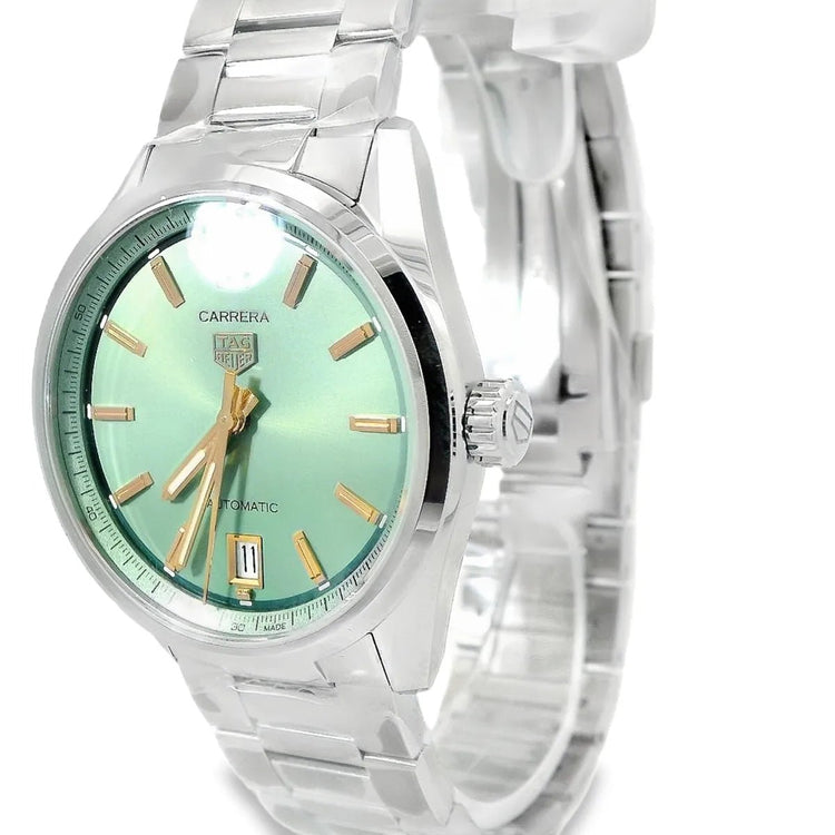 Tag Heuer Carrera Lady Date 36mm Green Dial - Duci Watches