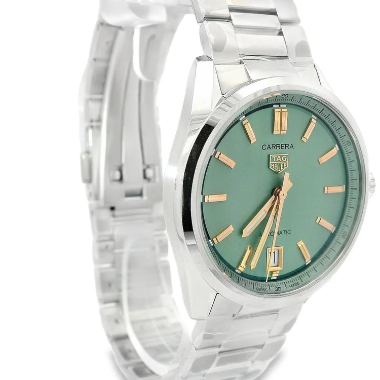 Tag Heuer Carrera Lady Date 36mm Green Dial - Duci Watches