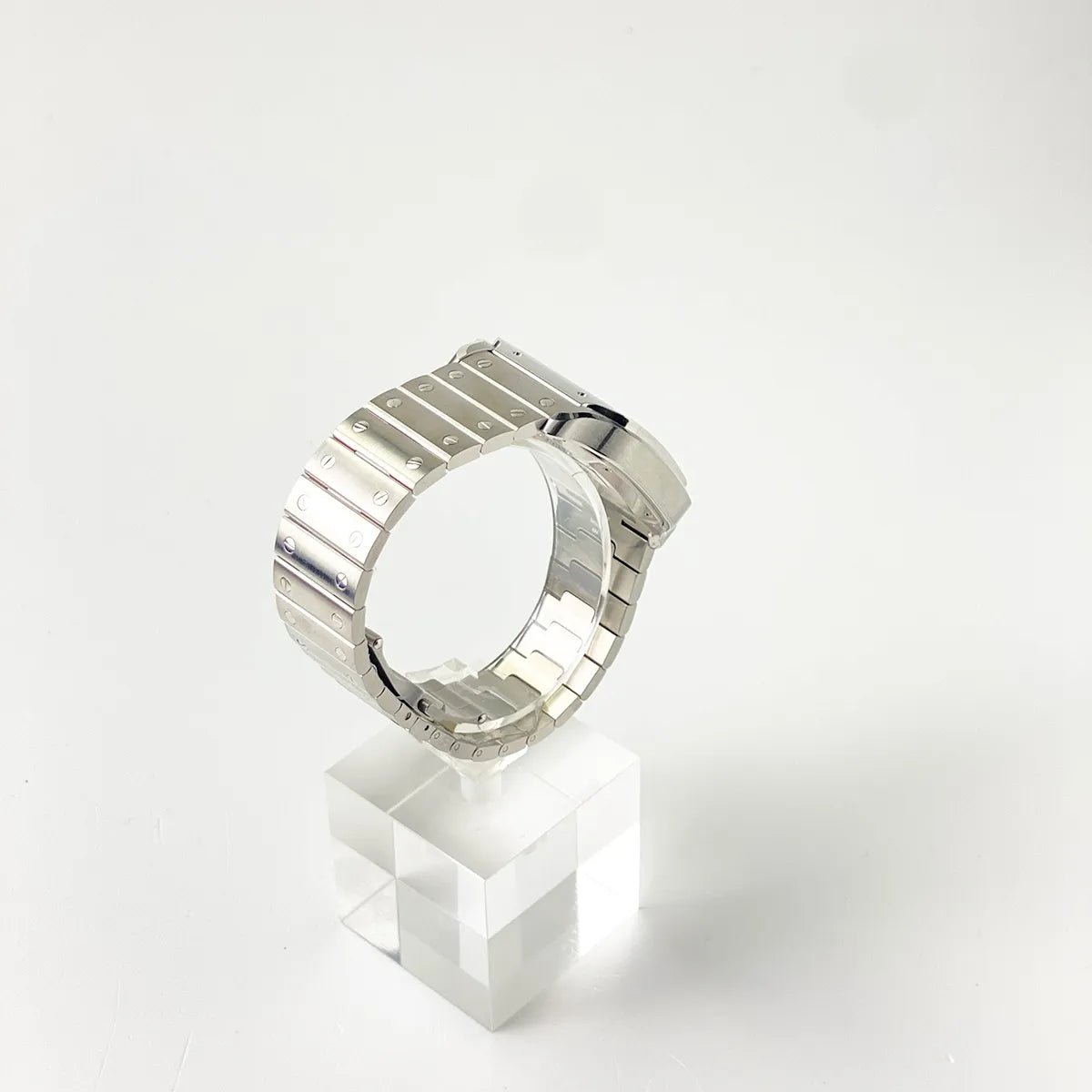 Santos De Cartier Dual Time gray Dial - Duci Watches