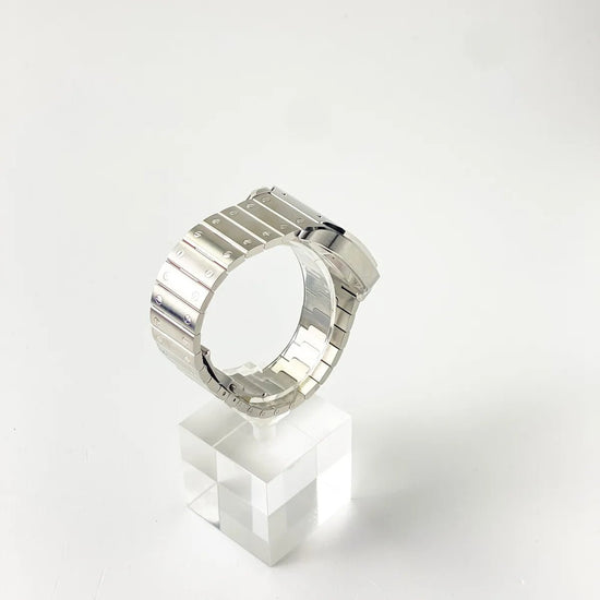 Santos De Cartier Dual Time gray Dial - Duci Watches