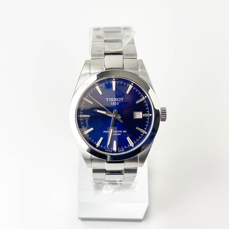 Tissot Gentleman Powermatic 80 Silicium Blau 40